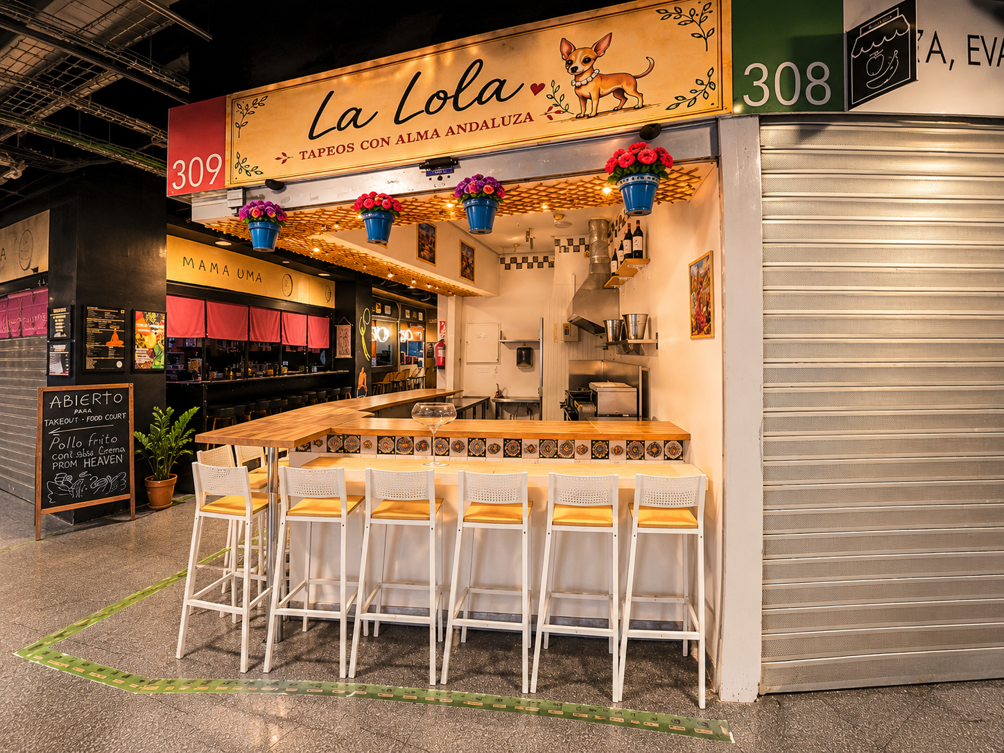 Barra exterior de La Lola
