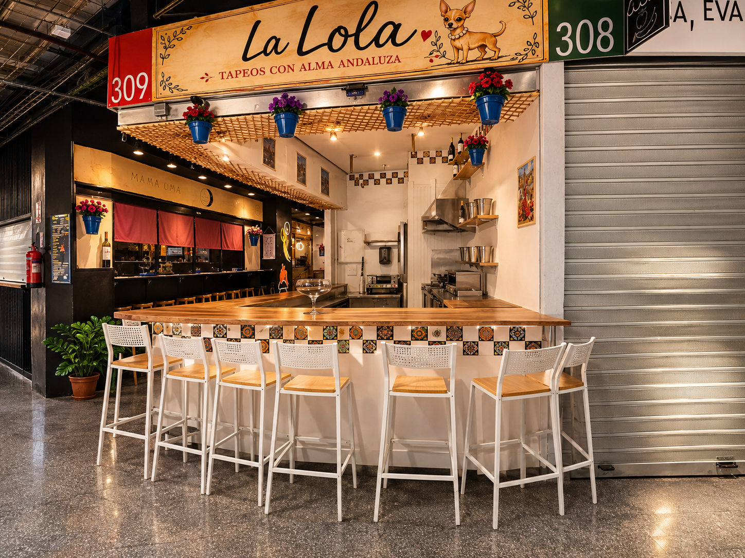 Vista frontal de La Lola